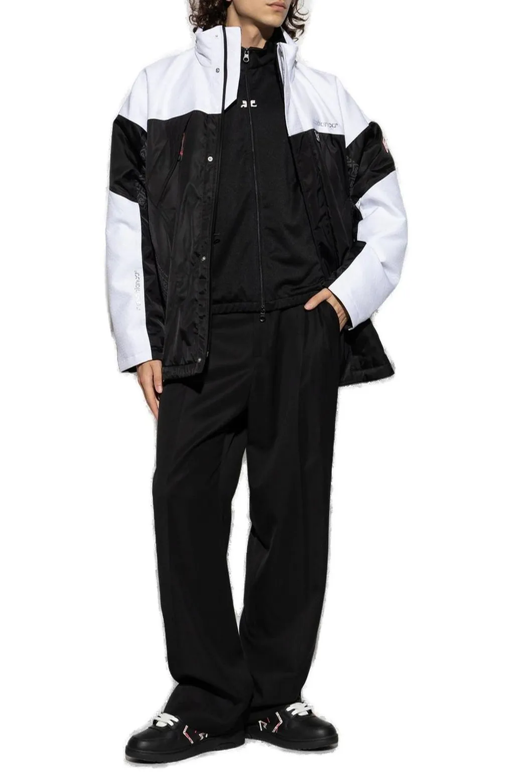 CourrÈGes Interlock Tracksuit Jacket