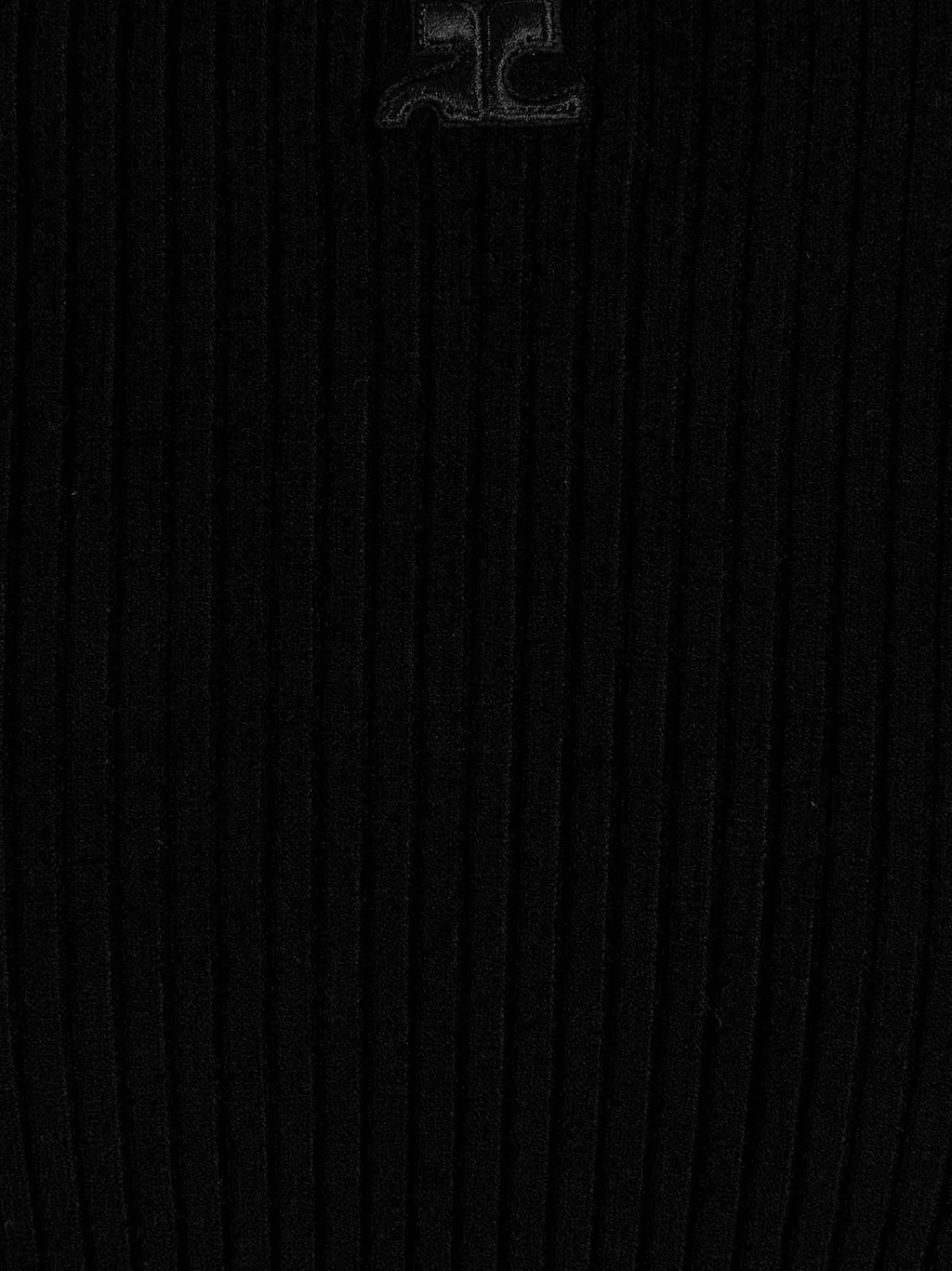 CourrÈGes Mock Neck Long-Sleeved Jumper