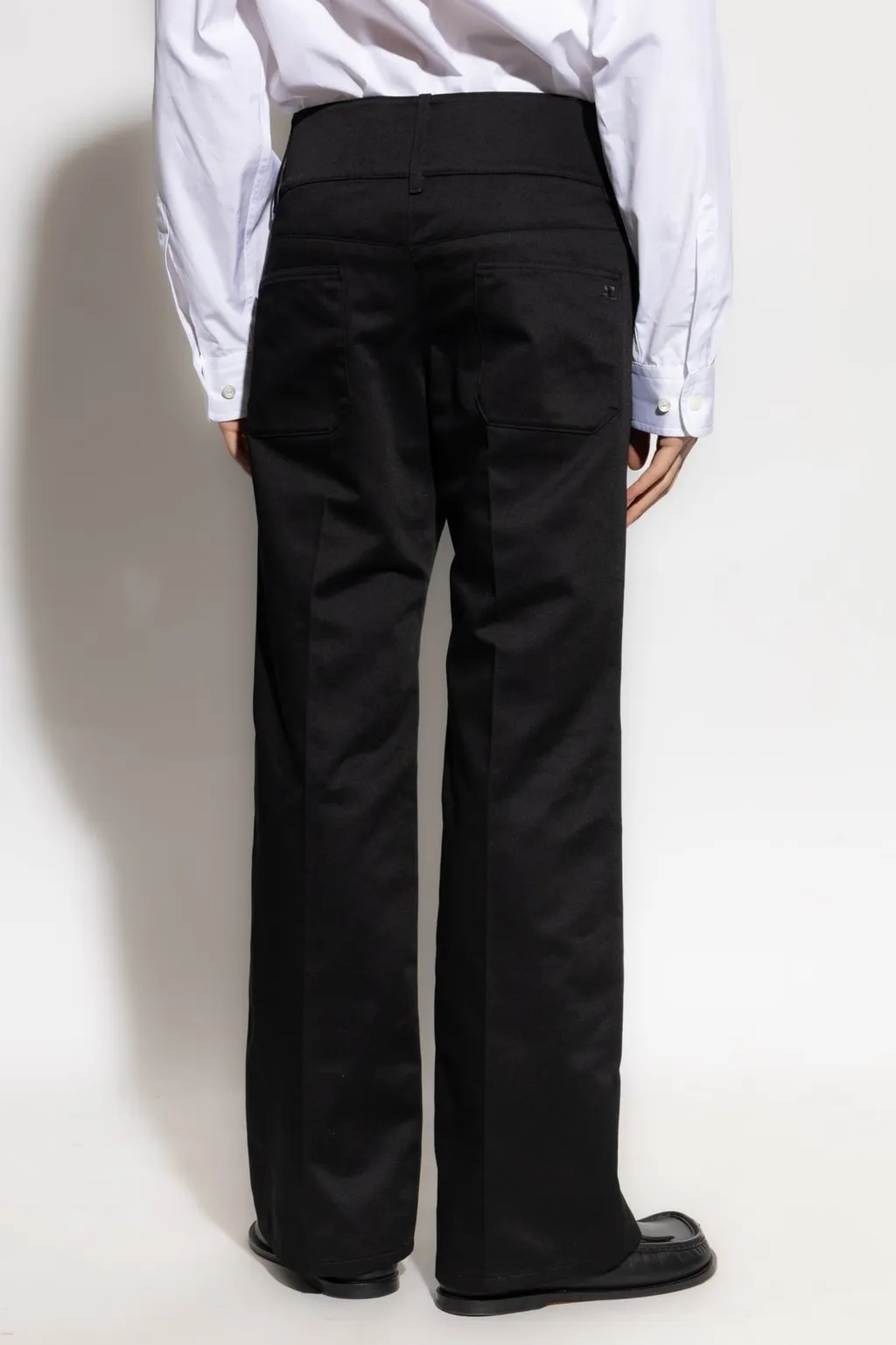CourrÈGes Straight-Leg Tailored Trousers