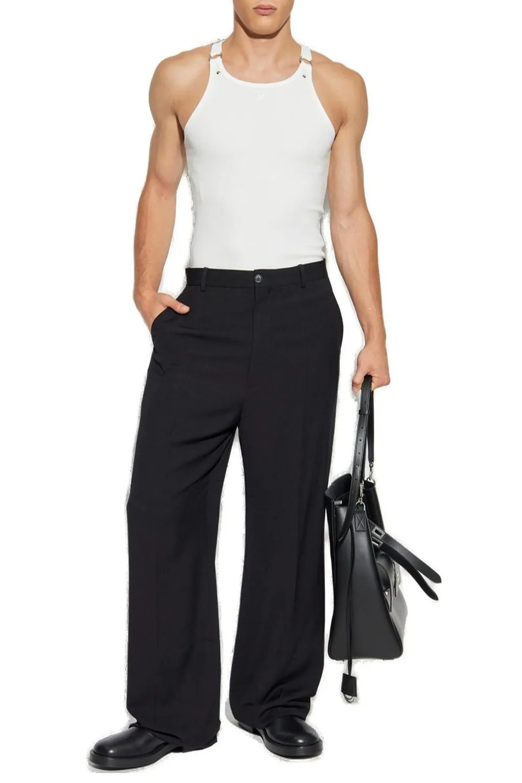 CourrÈGes Scoop Neck Tank Top