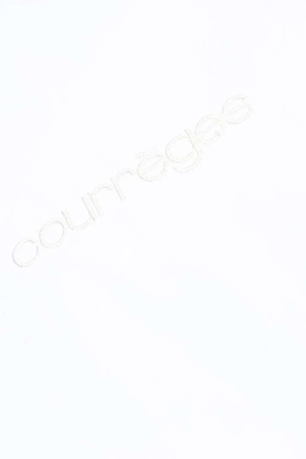 CourrÈGes Logo Embroidered Zipped Jacket