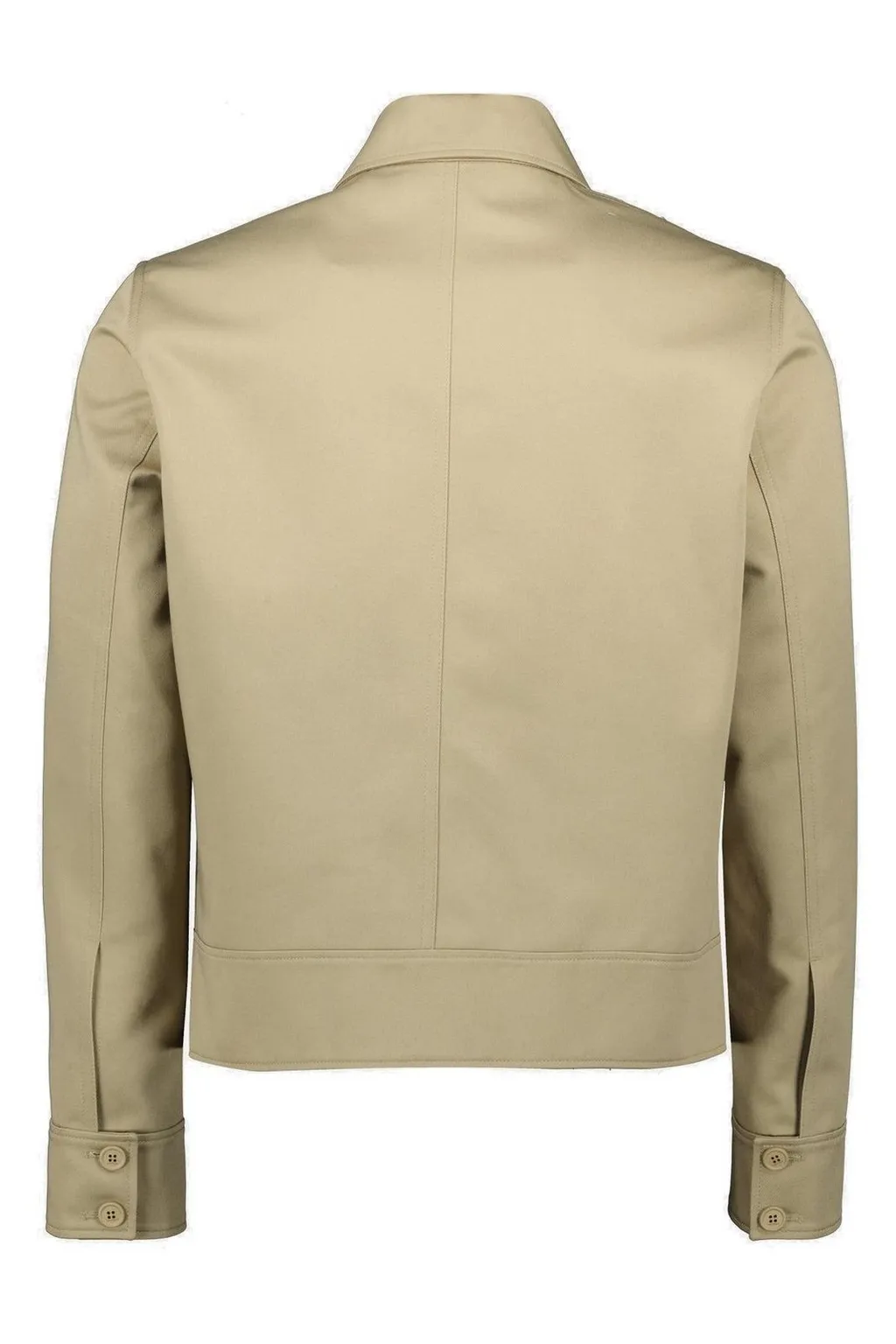 CourrÈGes Logo Plaque Zipped Jacket