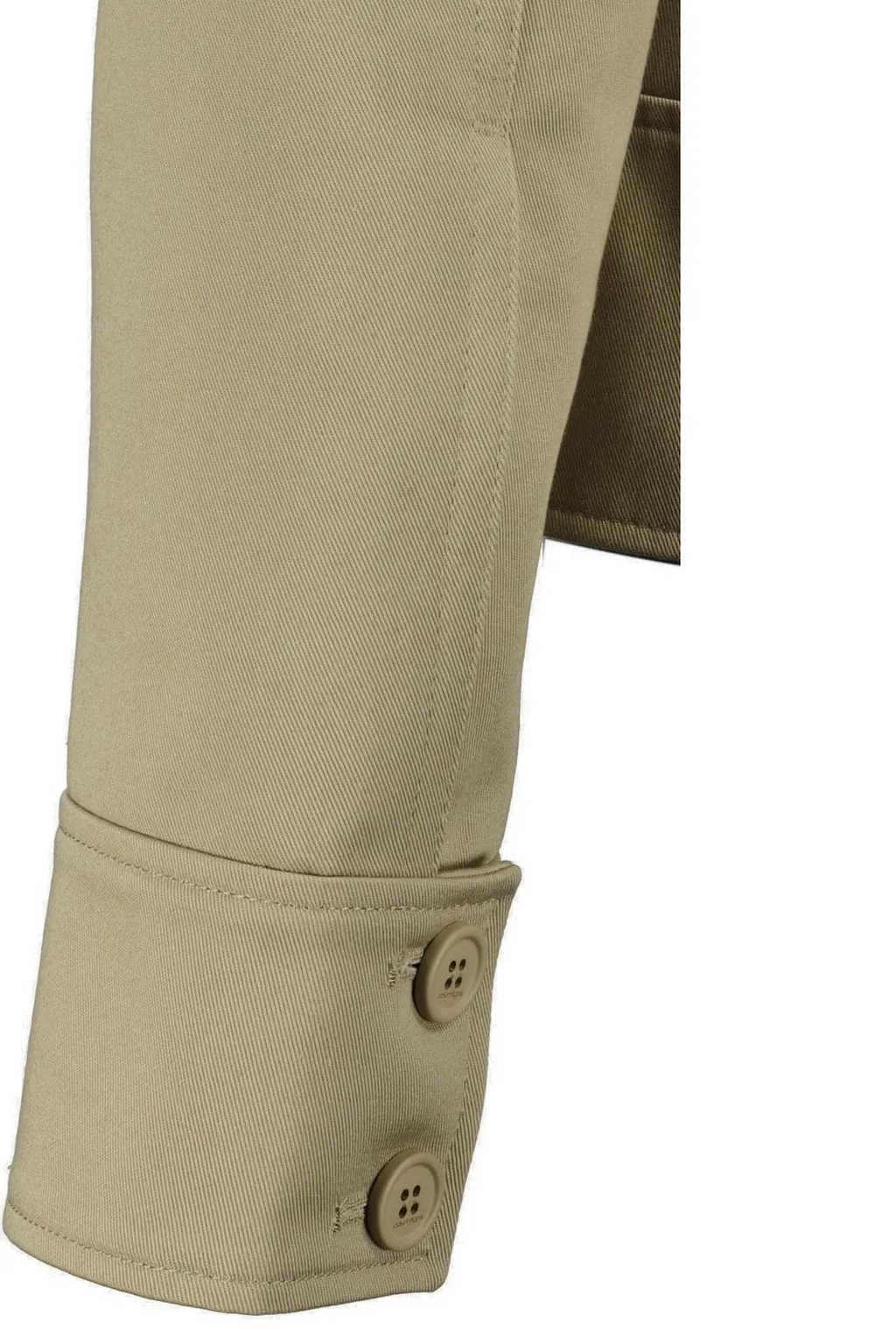 CourrÈGes Logo Plaque Zipped Jacket