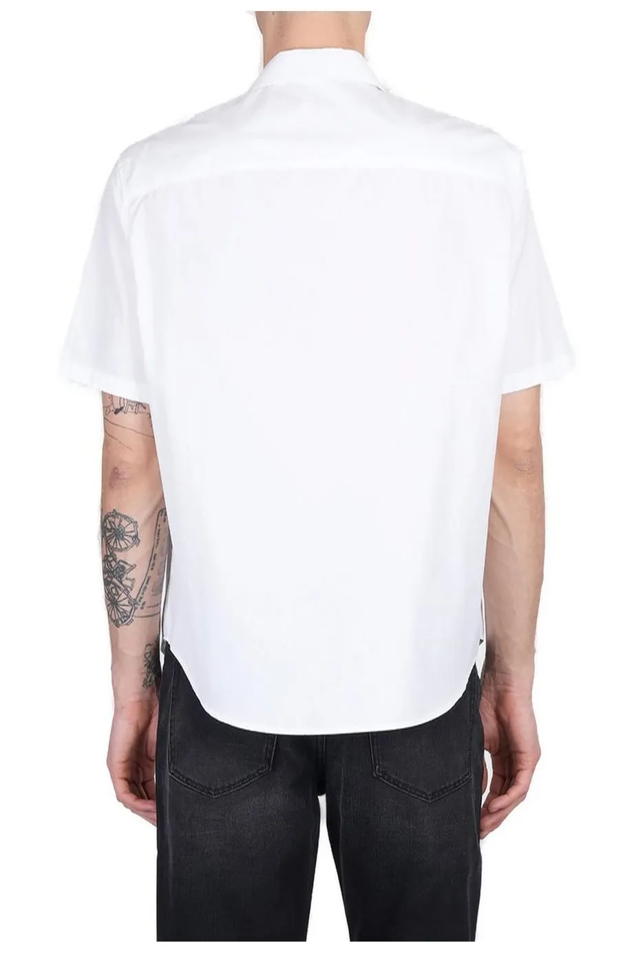 CourrÈGes Zipped Poplin Shirt