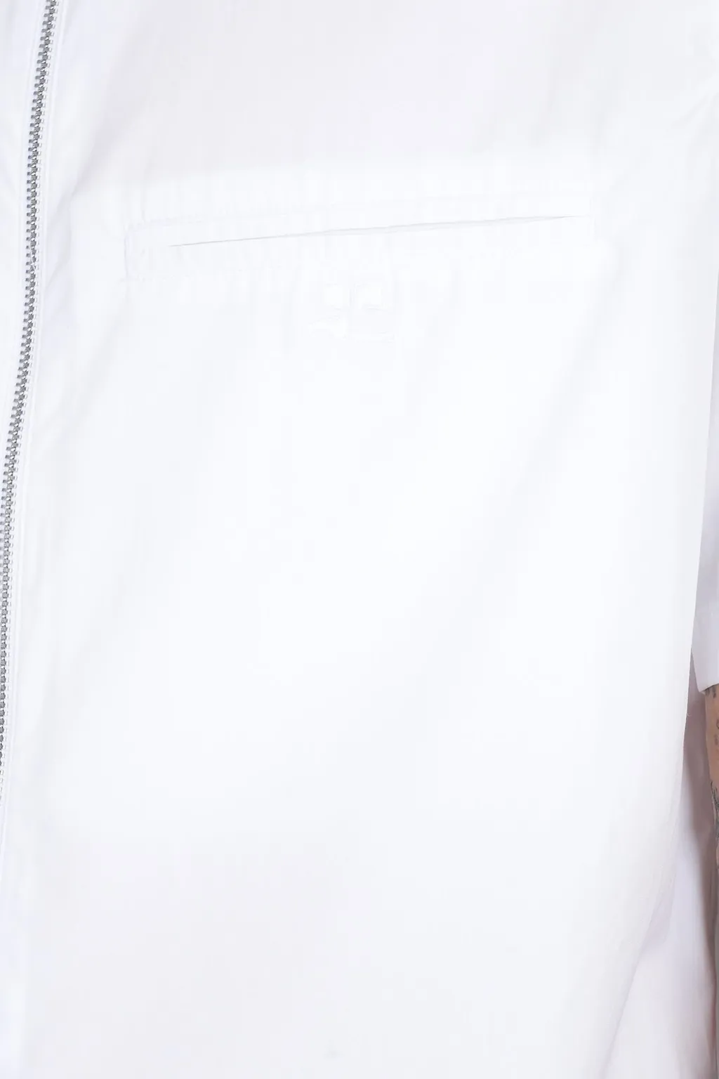 CourrÈGes Zipped Poplin Shirt