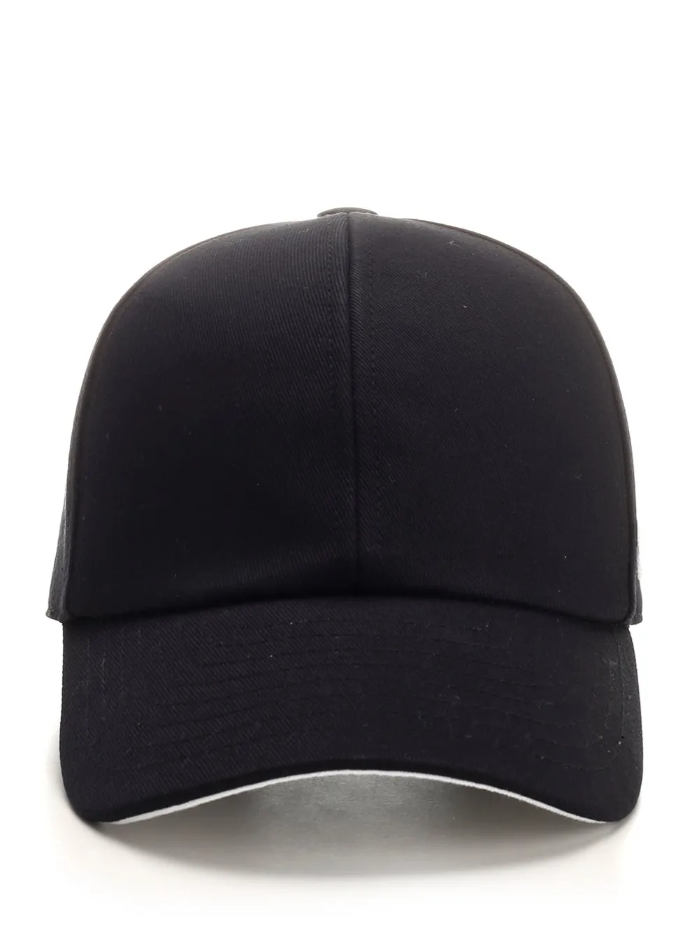 CourrÈGes Narrow Brim Logo Patch Baseball Cap