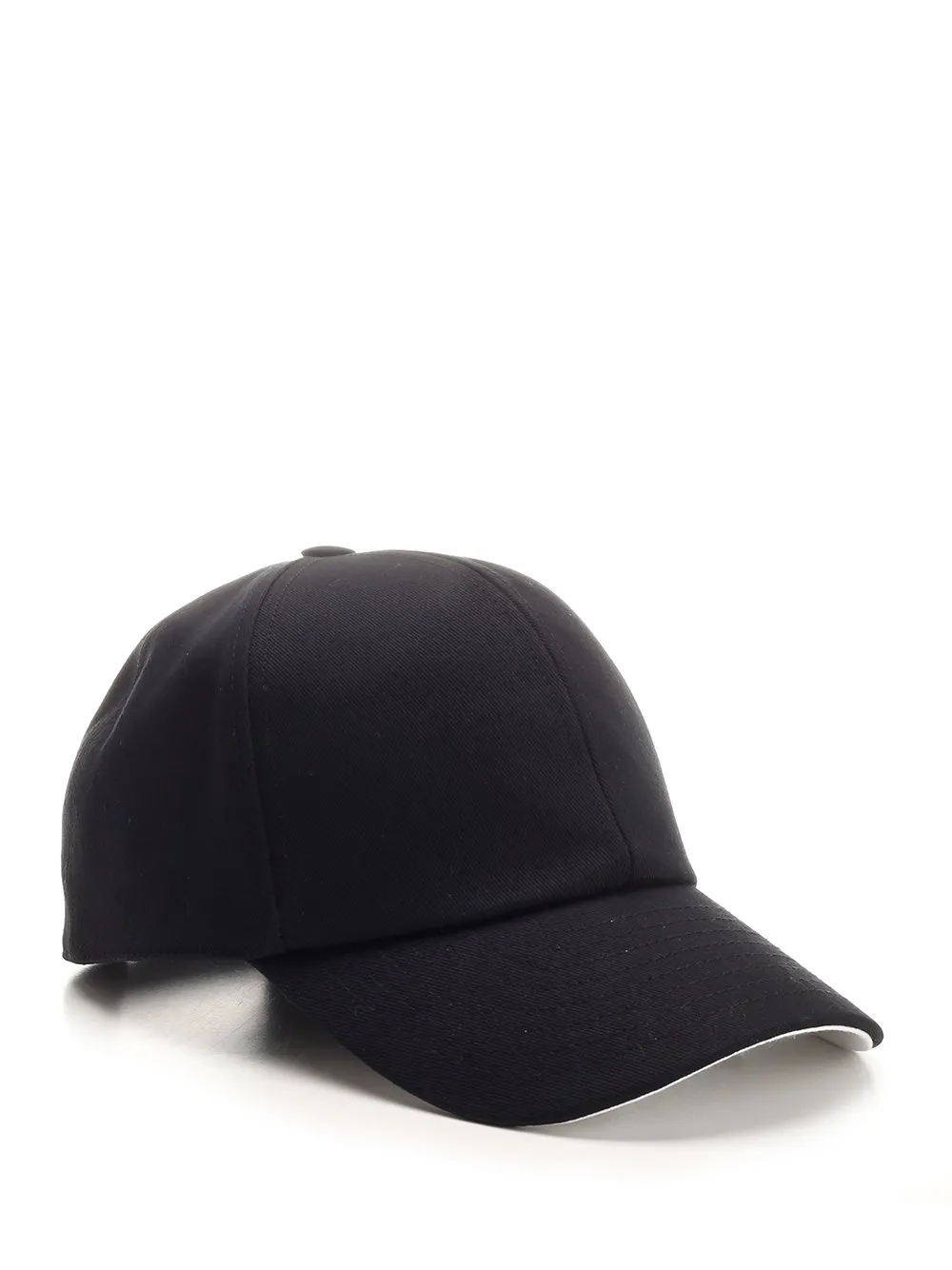 CourrÈGes Narrow Brim Logo Patch Baseball Cap