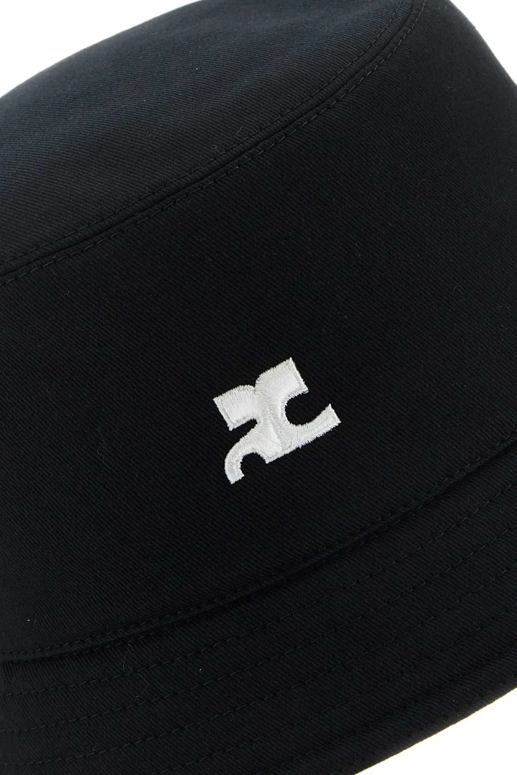 CourrÈGes Logo Embroidered Bucket Hat