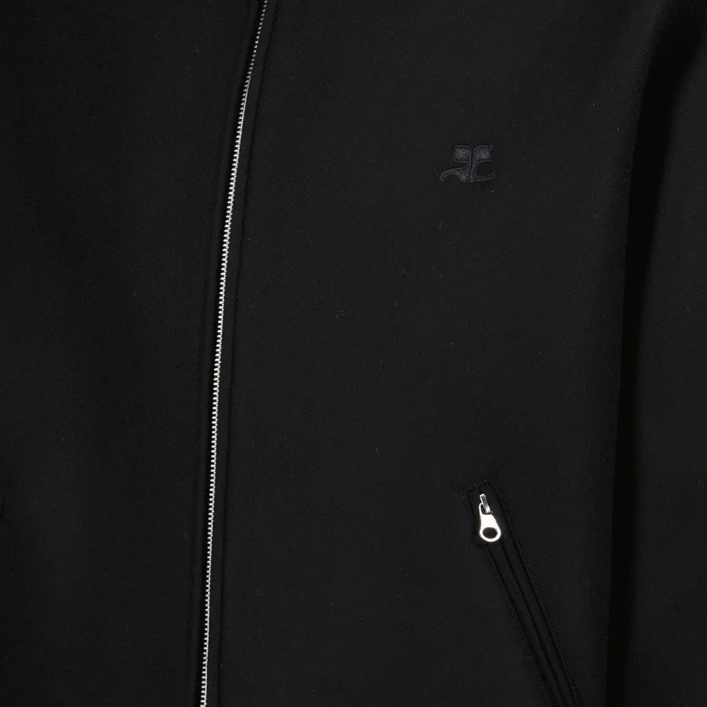 CourrÈGes Zip-Up Bomber Jacket