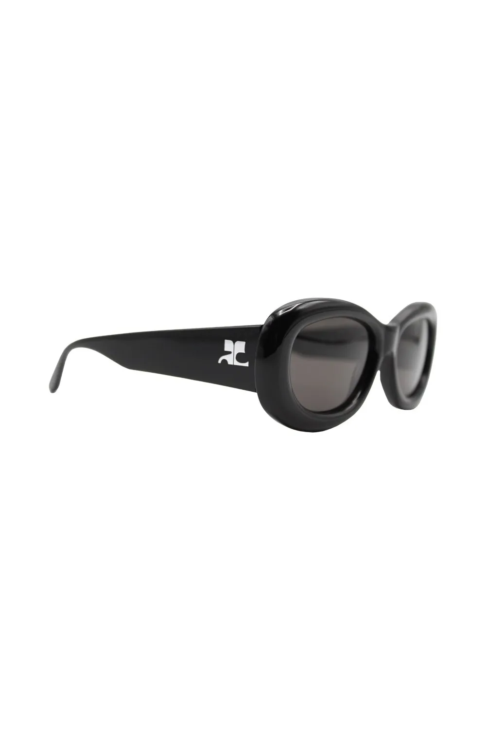 CourrÈGes Eyewear Oval Frame Sunglasses