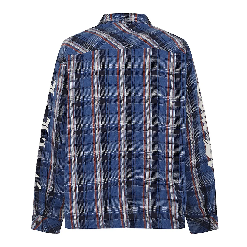 CoÛT De La Liberté Plaid Logo Shirt