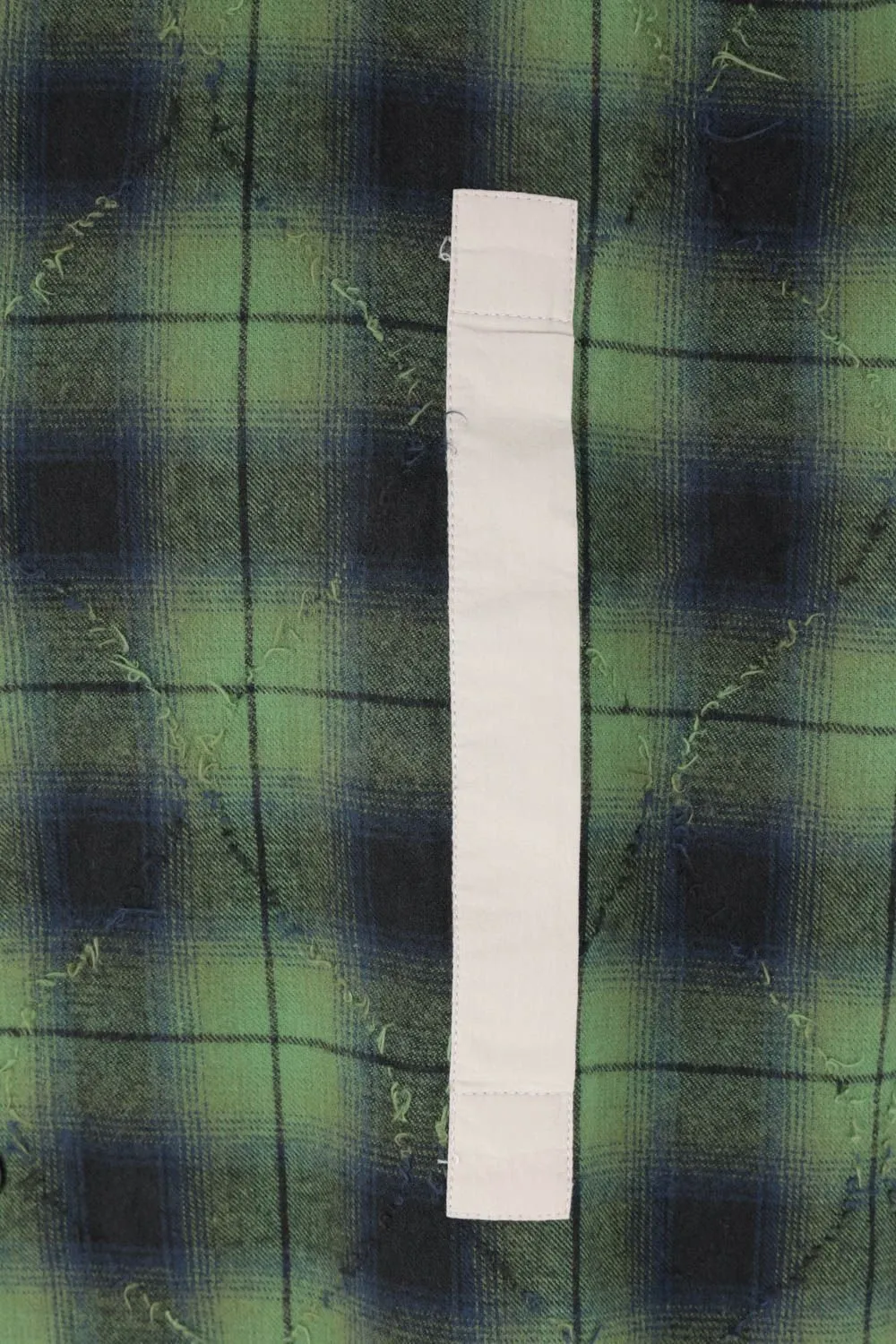 Craig Green Frayed Check Shirt