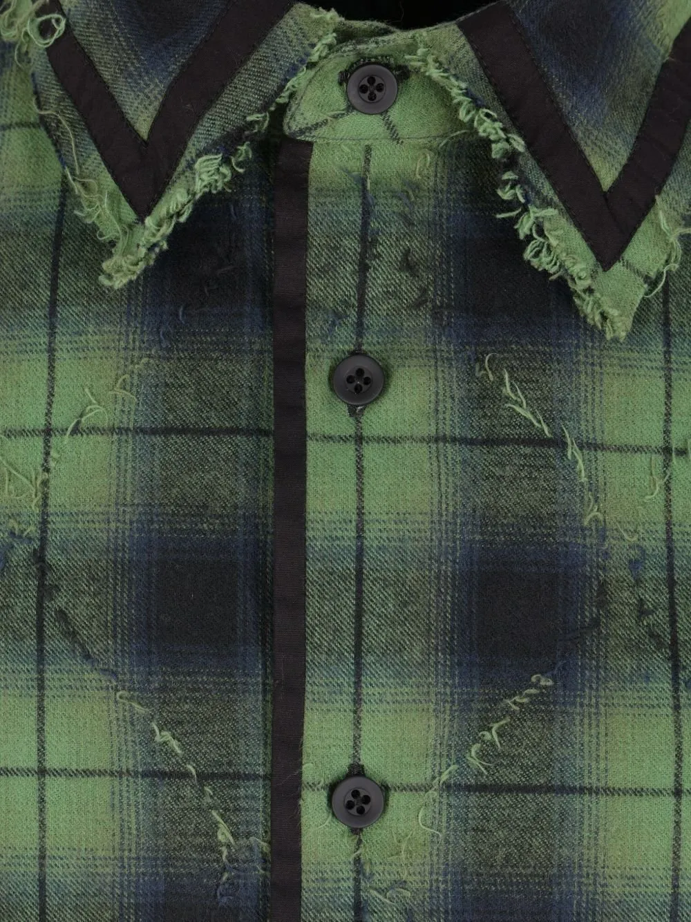 Craig Green Frayed Check Shirt
