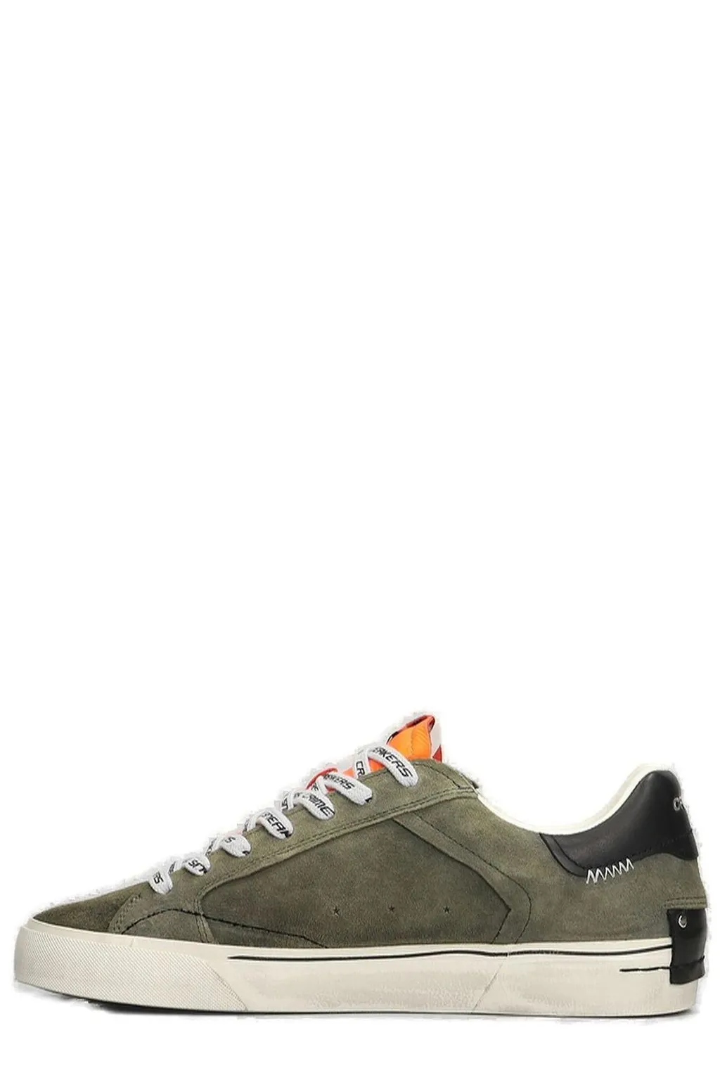 Crime London Distressed Low-Top Sneakers