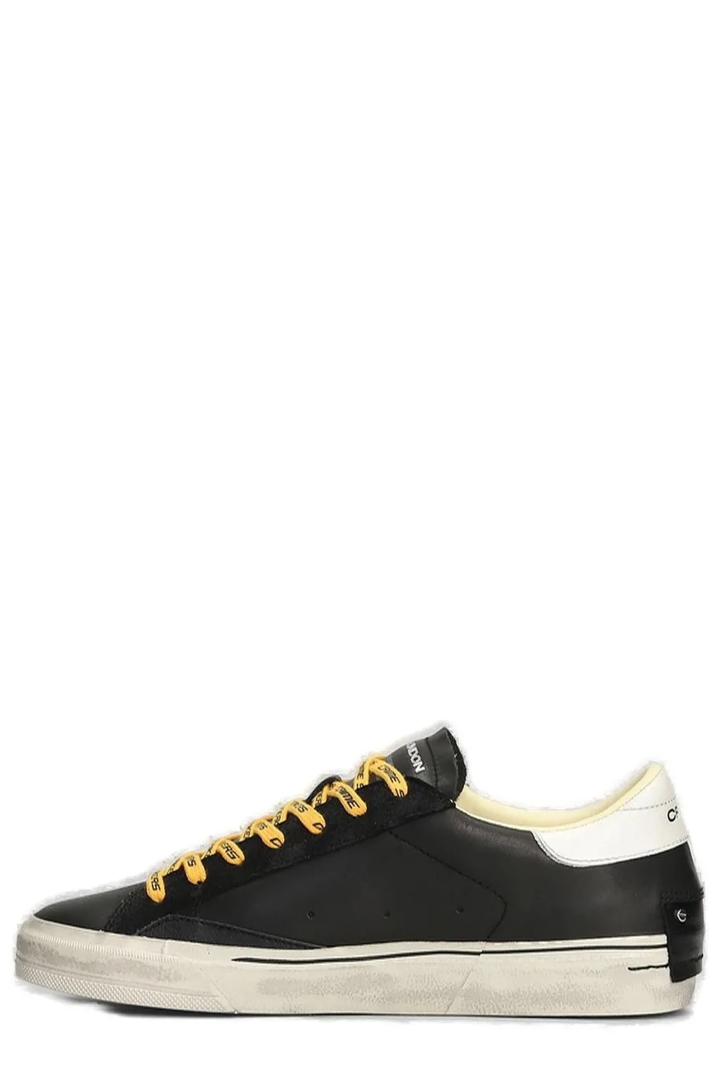 Crime London Distressed Slip-On Sneakers