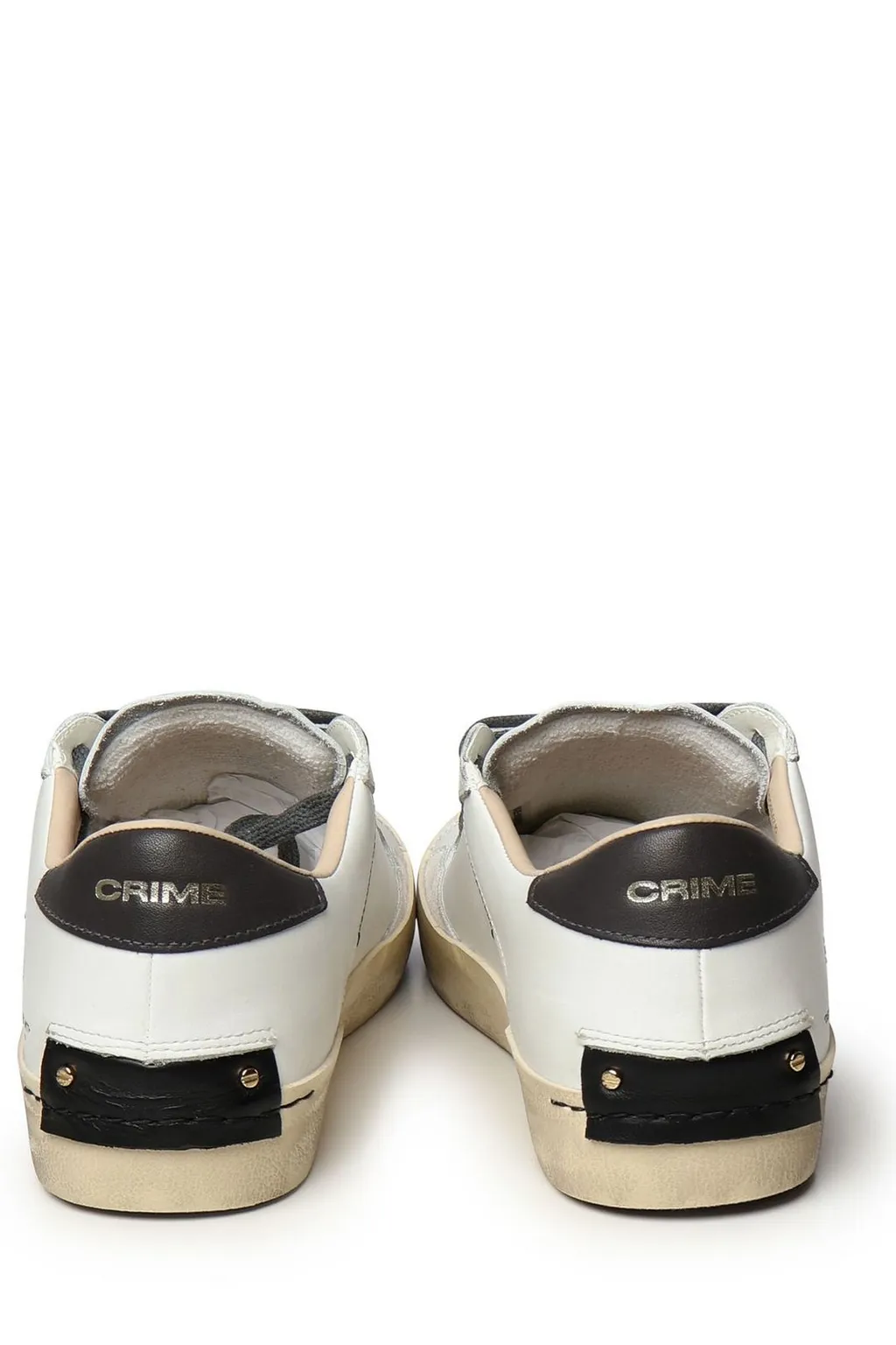 Crime London Disstressed Low-Top Sneakers