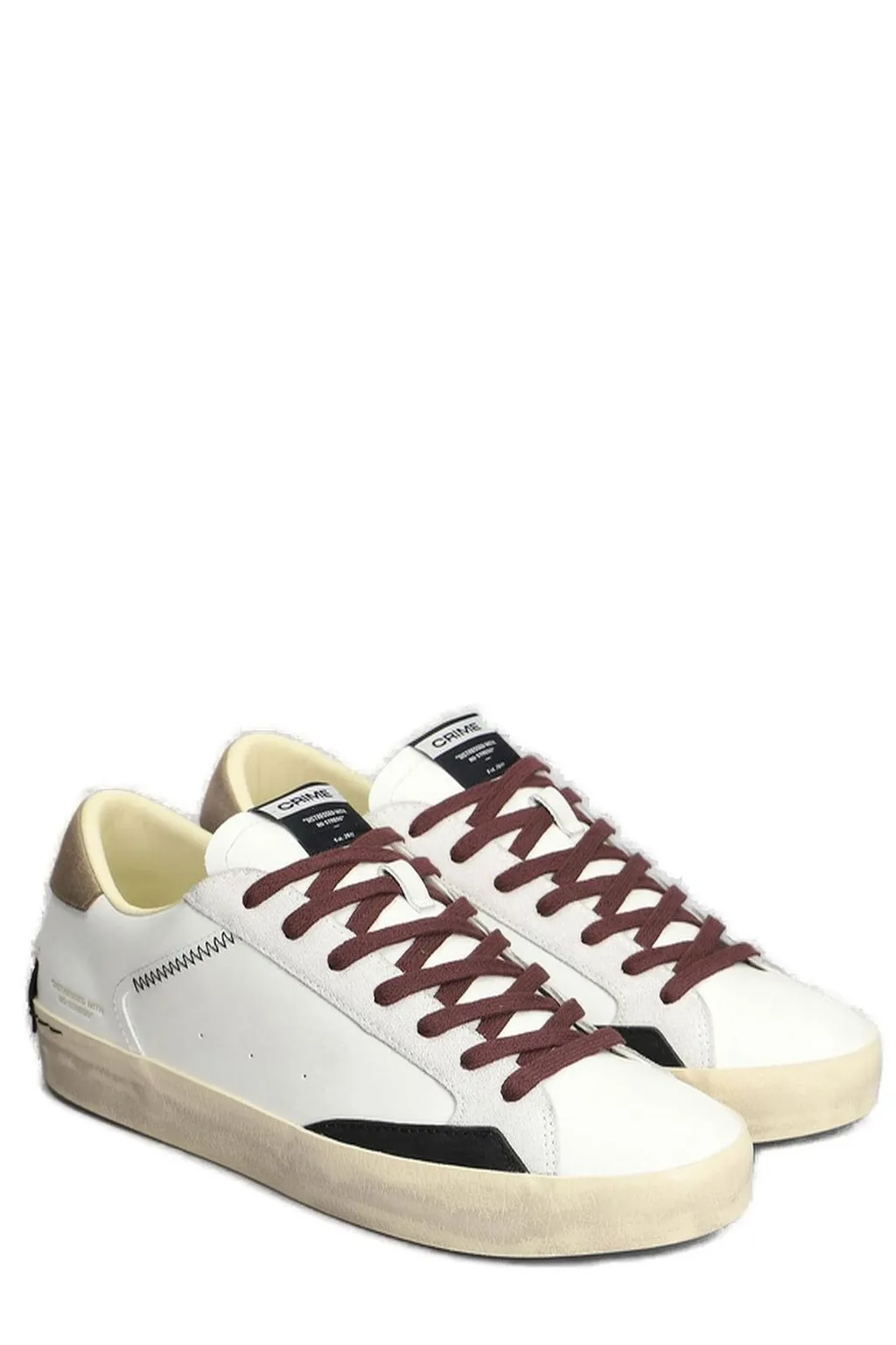 Crime London Distressed Sneakers