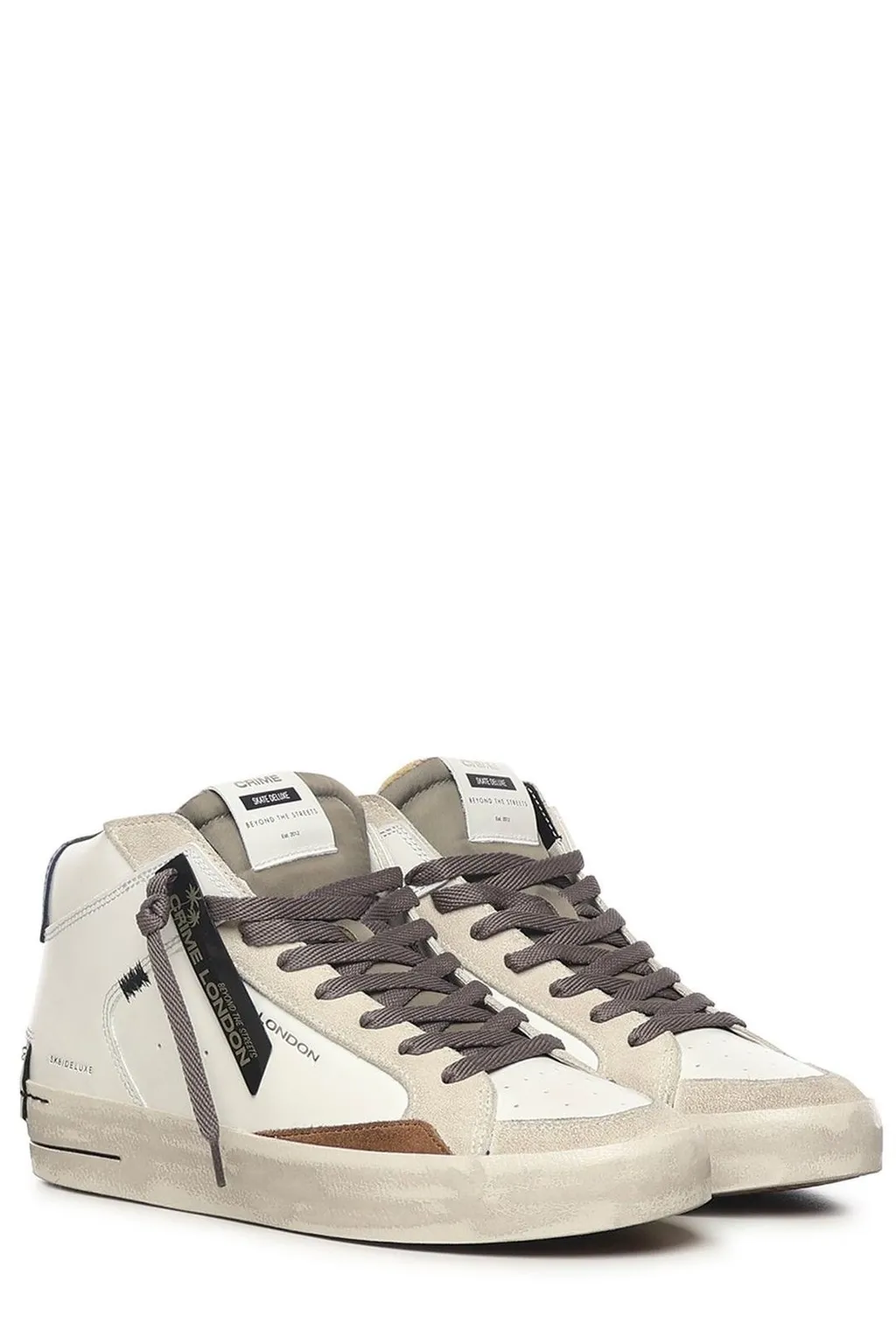 Crime London Sk 8 Deluxe Mid-Top Sneakers