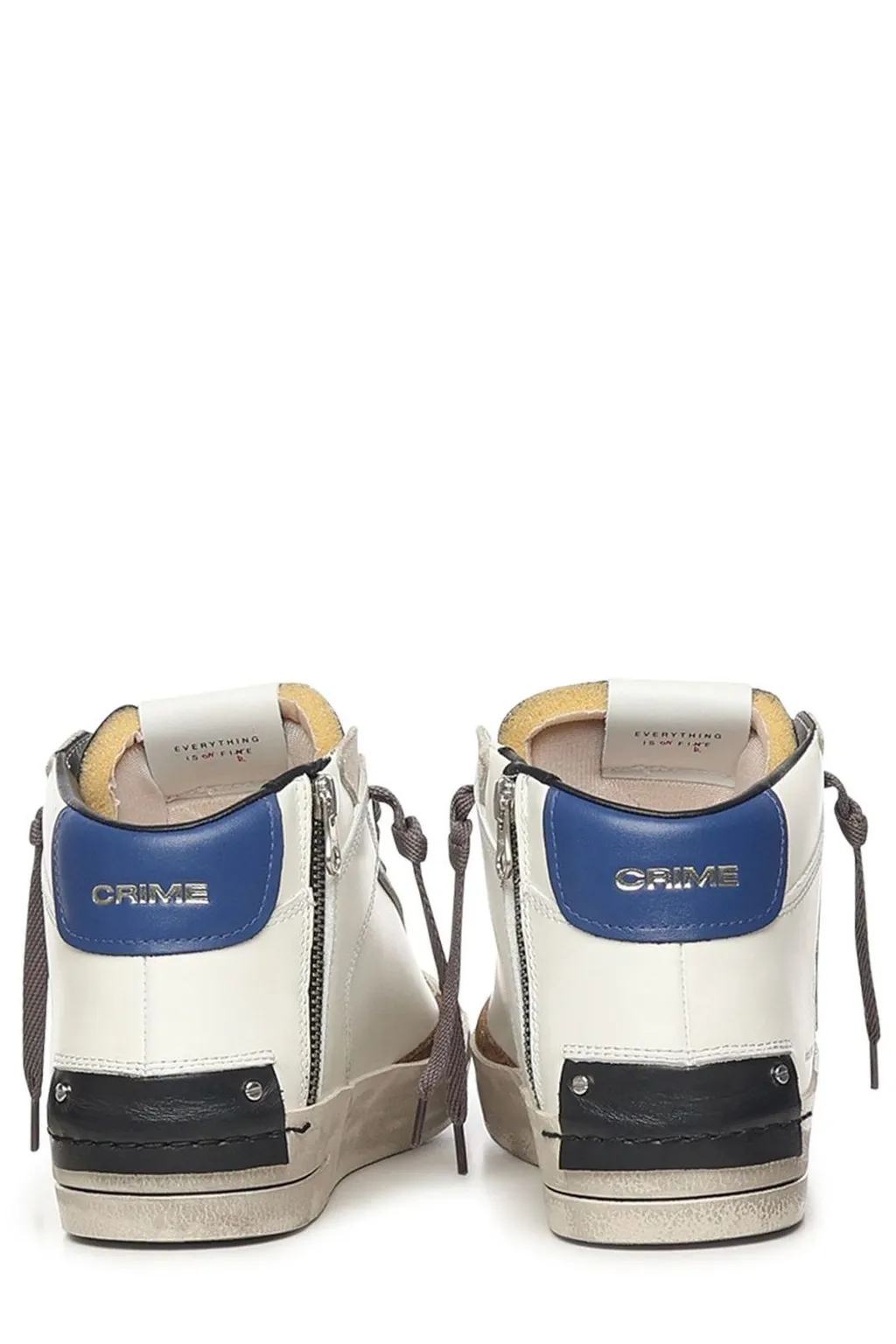 Crime London Sk 8 Deluxe Mid-Top Sneakers