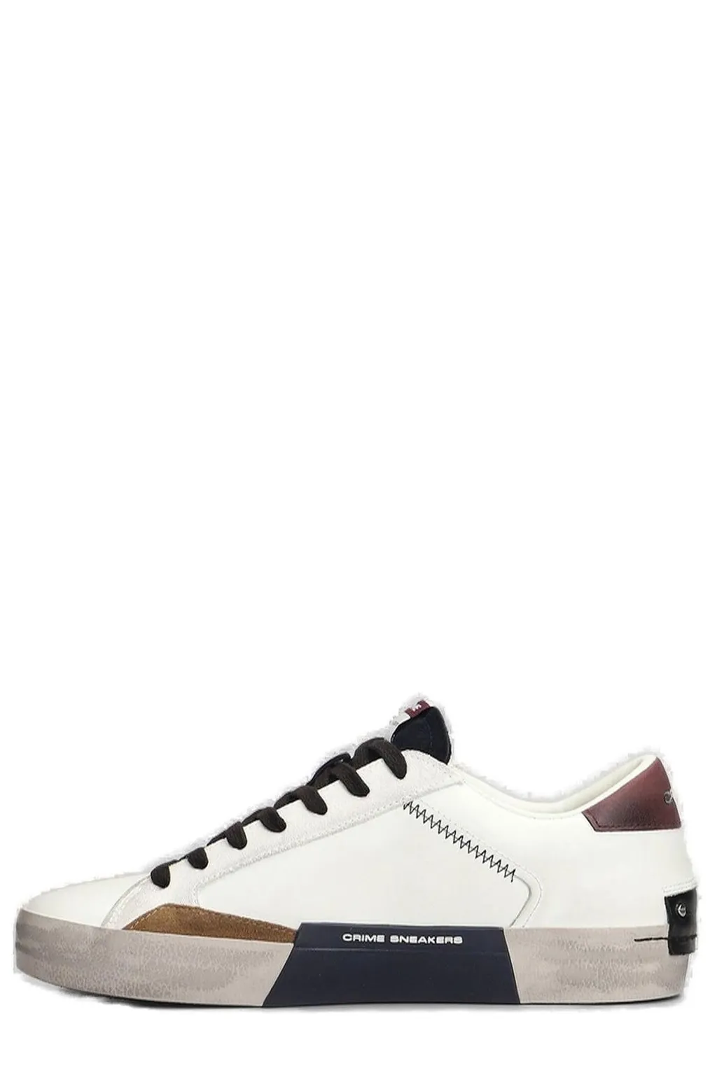 Crime London Distressed Low-Top Sneakers