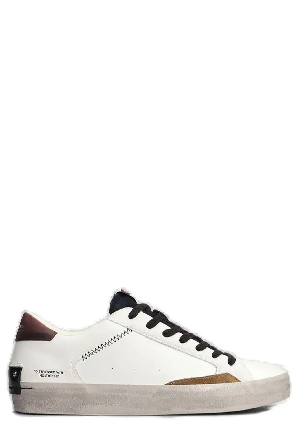 Crime London Distressed Low-Top Sneakers