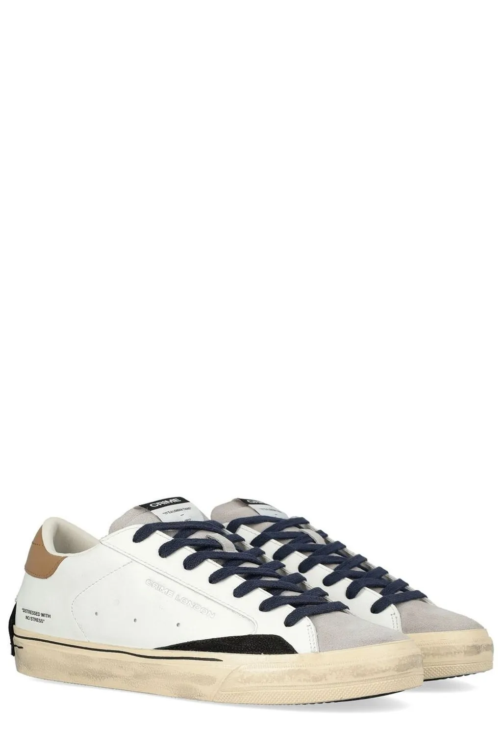 Crime London Distressed 2.0 Oak Sneakers