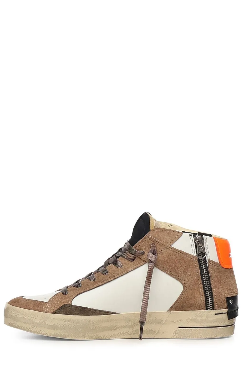 Crime London High-Top Zip Sneakers