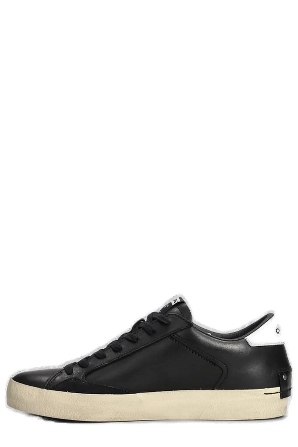 Crime London Distressed Lace-Up Sneakers