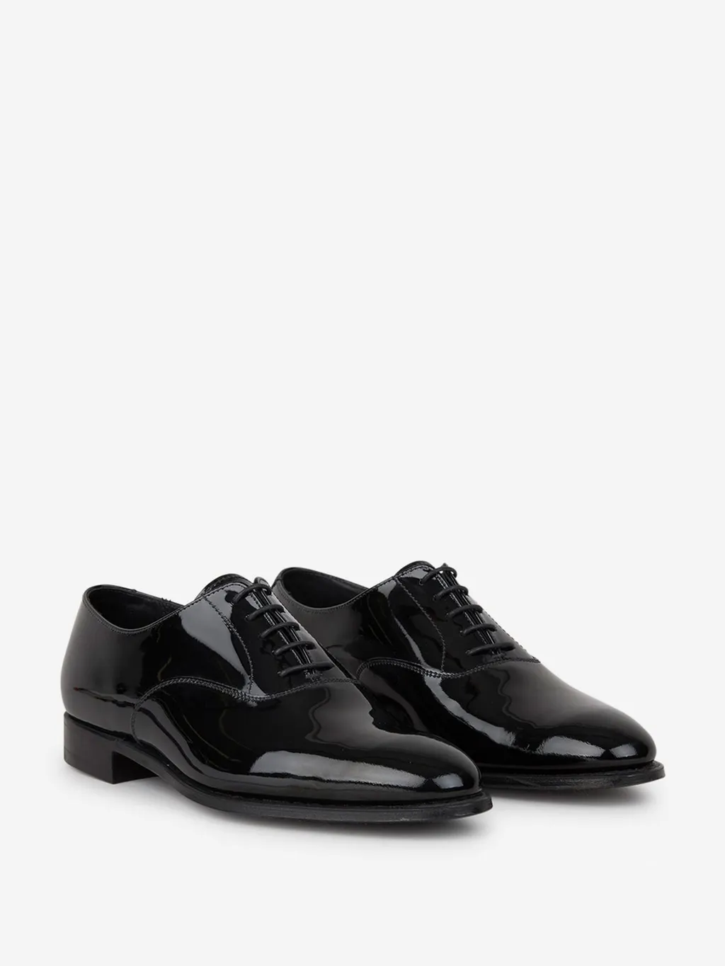 Crockett & Jones Patent Lace-Up Shoes