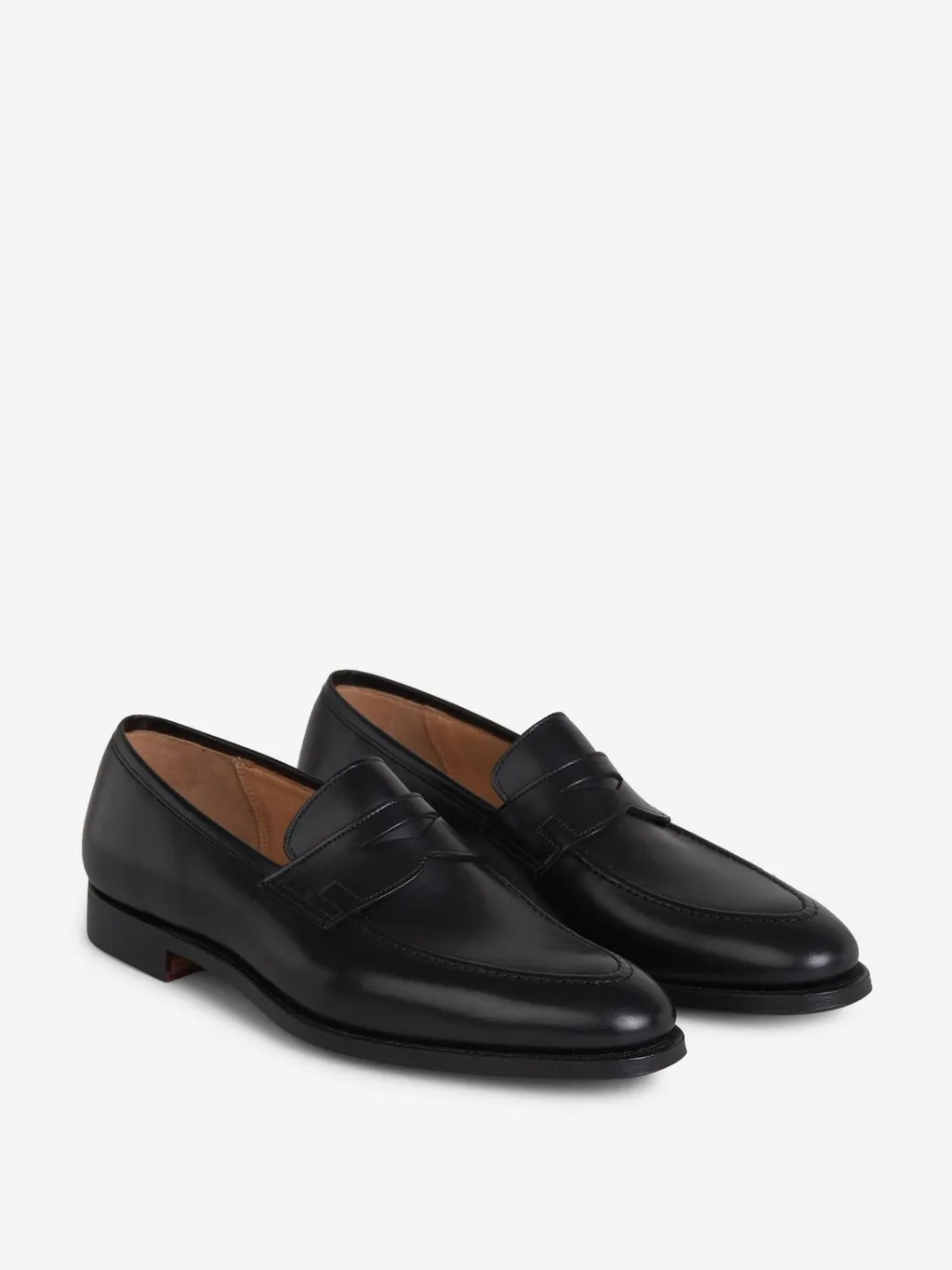 Crockett & Jones Sydney Leather Sole Loafers