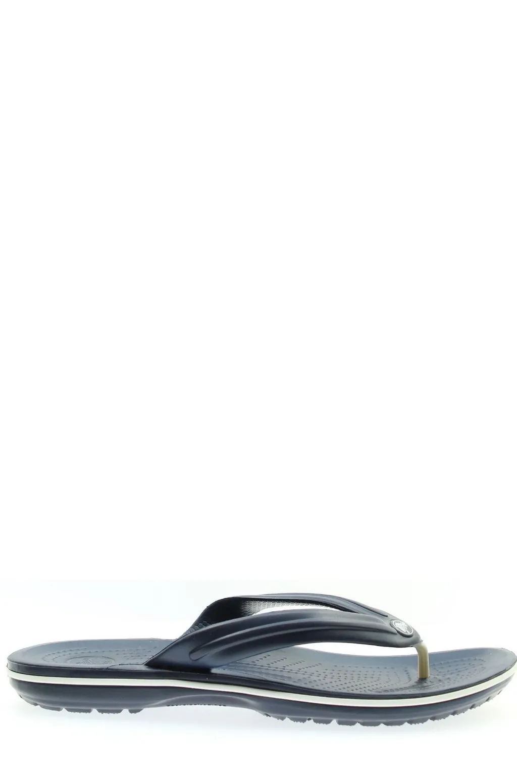 Crocs Logo Patch Flip Flops