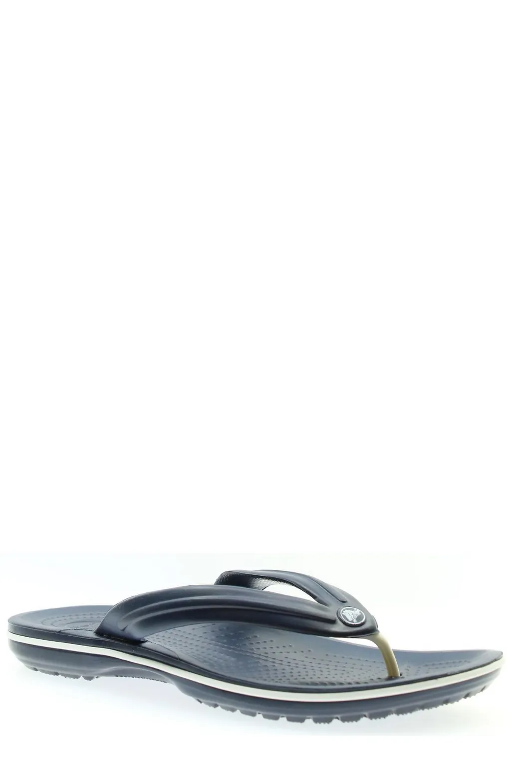 Crocs Logo Patch Flip Flops