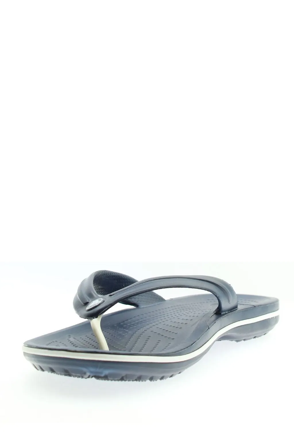 Crocs Logo Patch Flip Flops