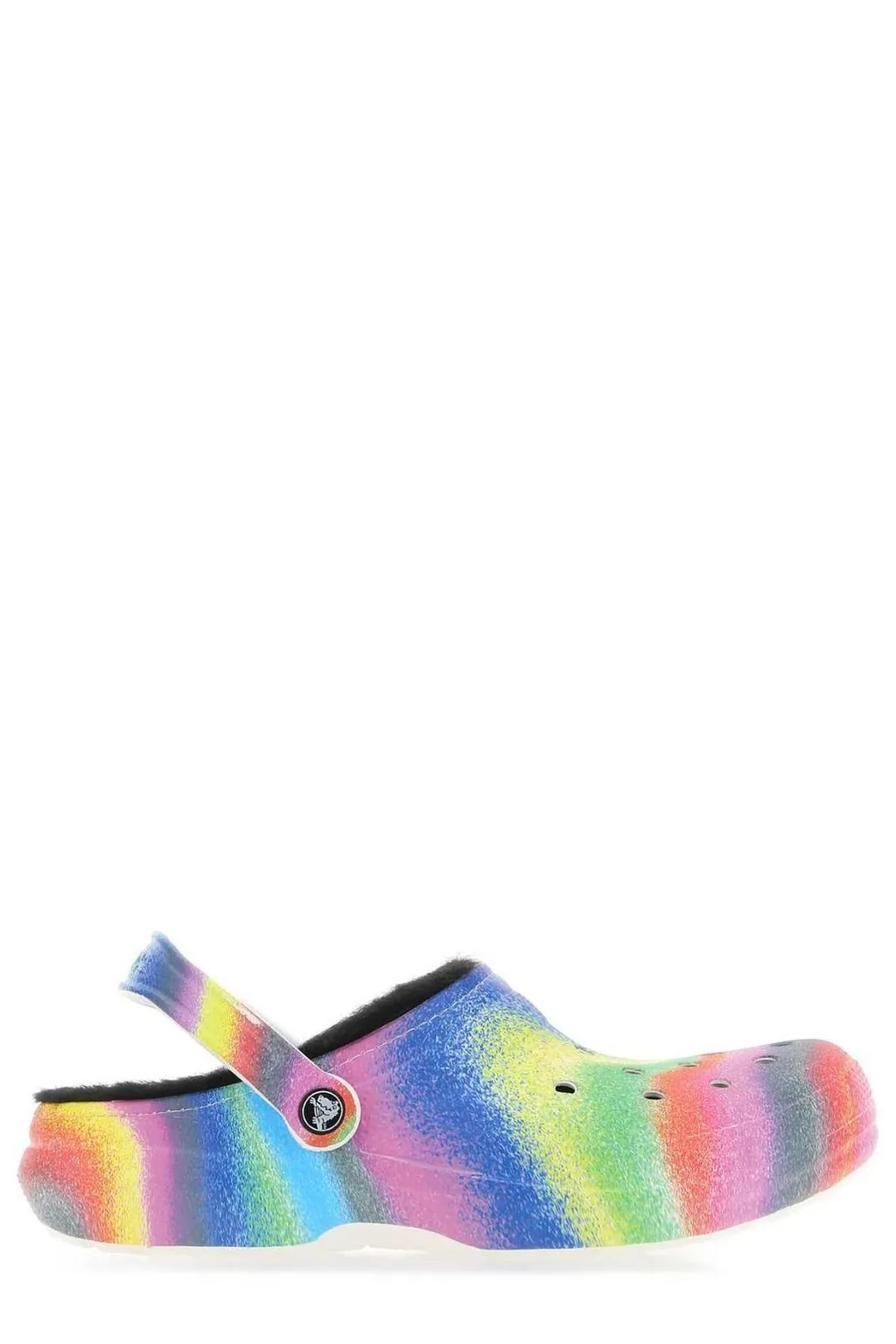 Crocs Rainbow Printed Cut-Out Detailed Clogs