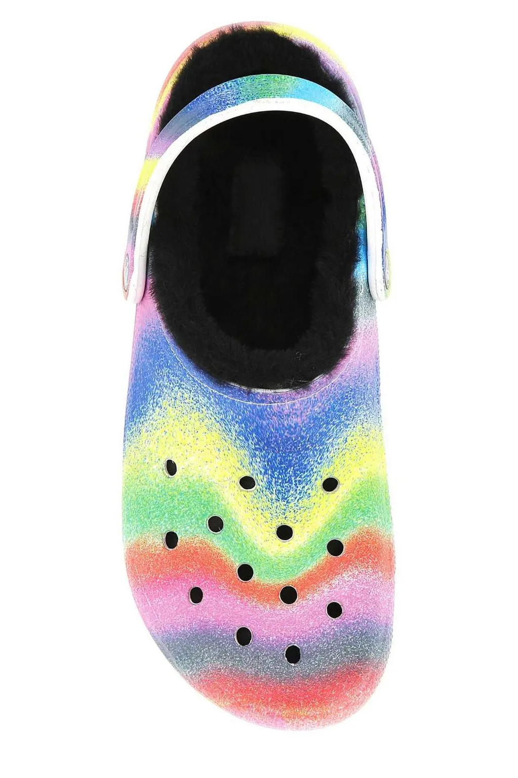 Crocs Rainbow Printed Cut-Out Detailed Clogs