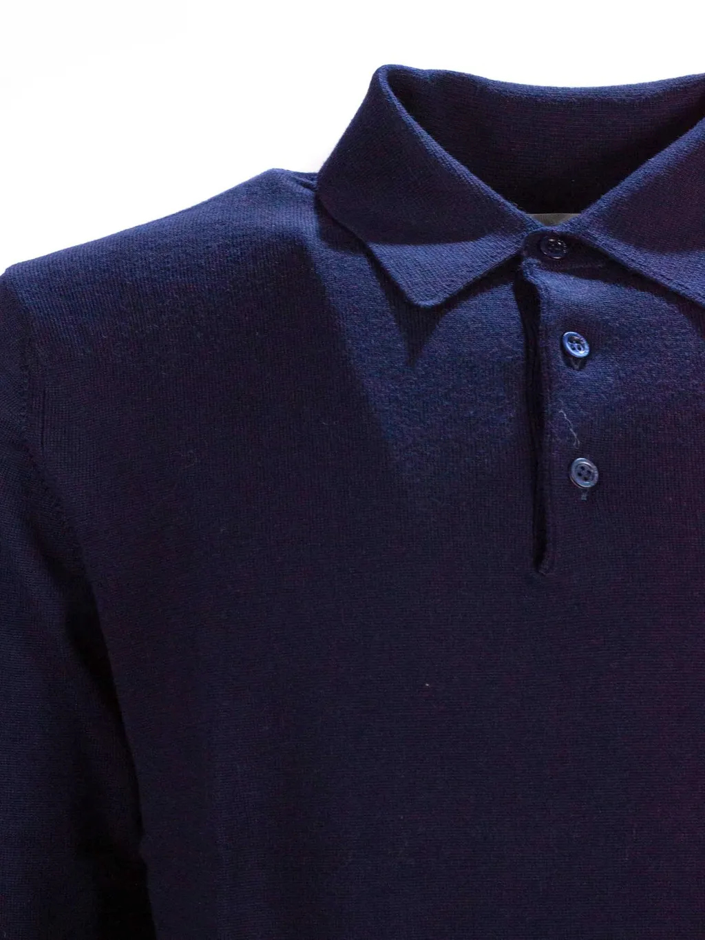 Cruciani Long-Sleeved Wool Polo Shirt