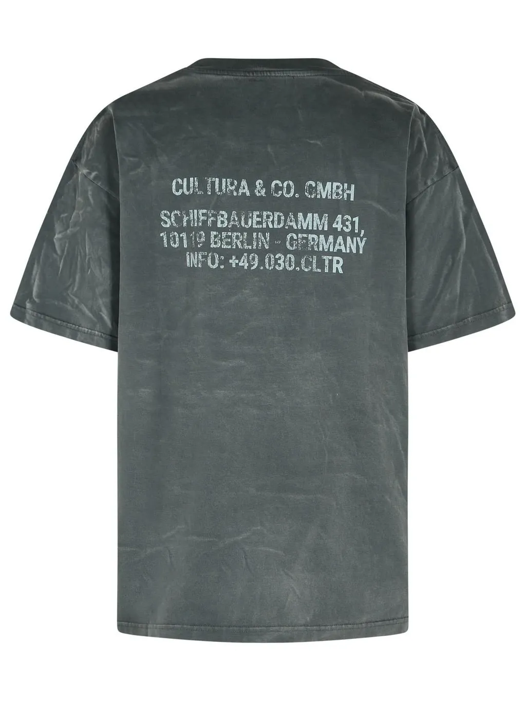 Cultura Logo Printed Crewneck T-Shirt