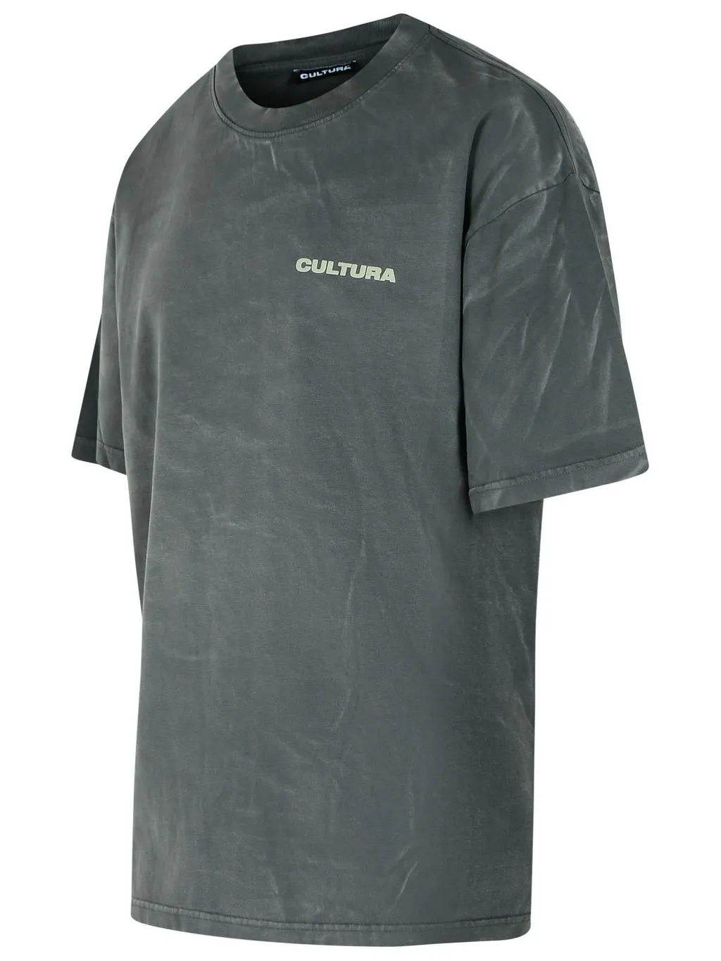 Cultura Logo Printed Crewneck T-Shirt