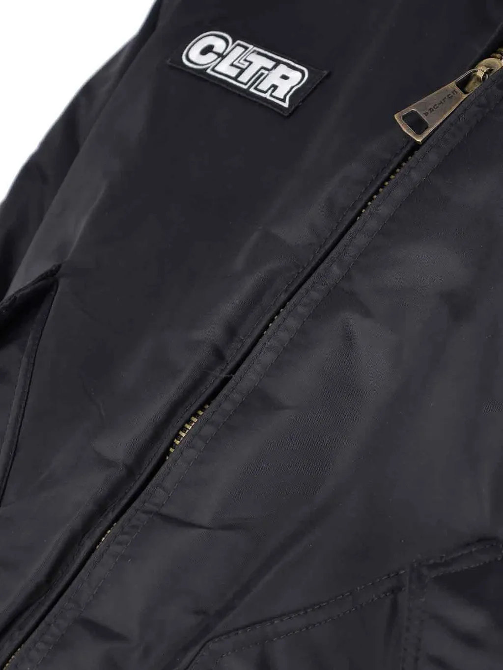 Cultura Logo Patch Zipped Bomber Jacket