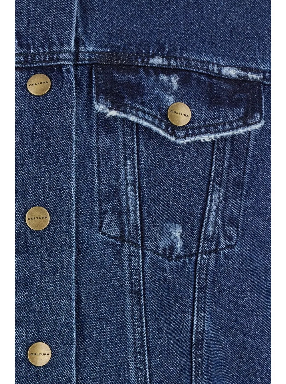 Cultura Branded Button Jacket