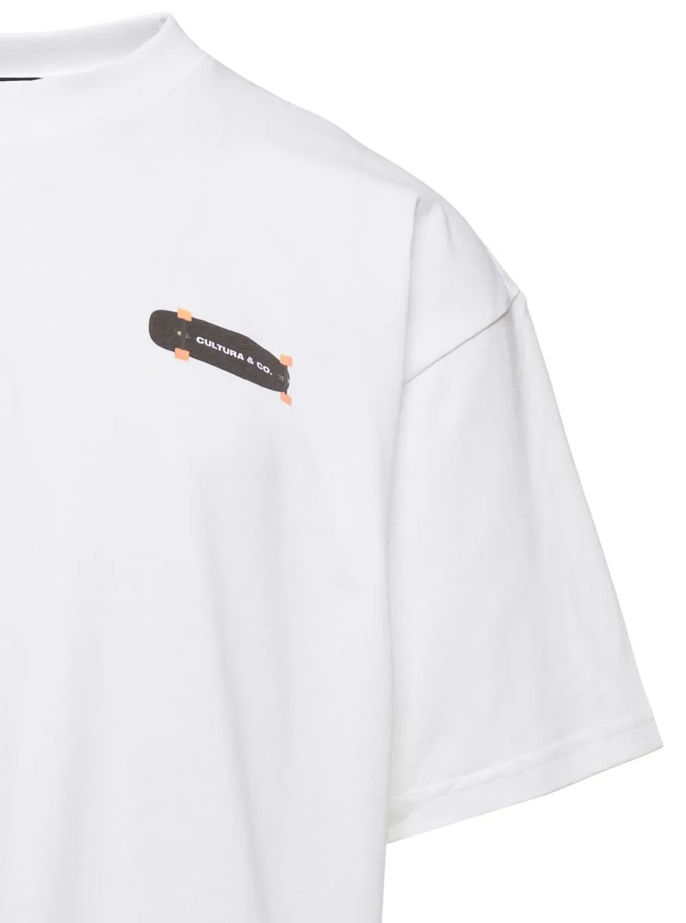 Cultura Skate Print Oversized T-Shirt