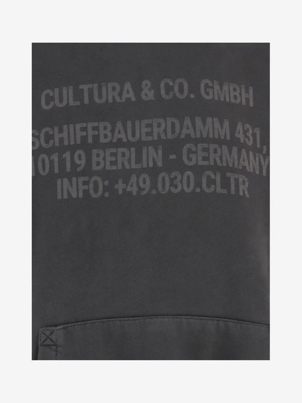 Cultura Logo Print Hooded Sweater