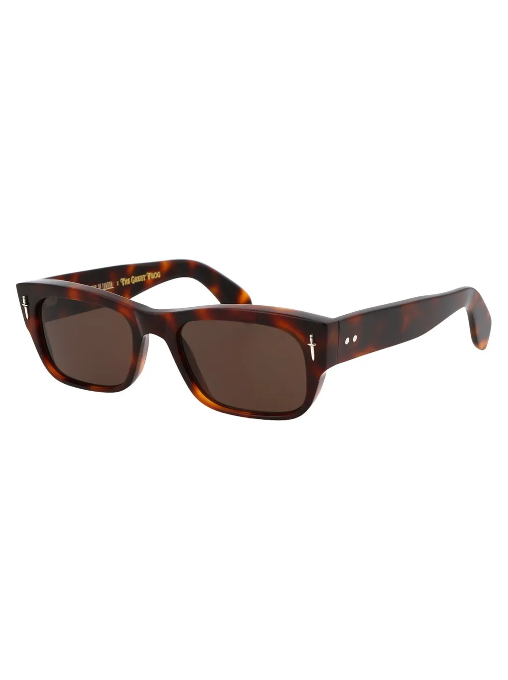 Cutler & Gross Rectangular Frame Sunglasses
