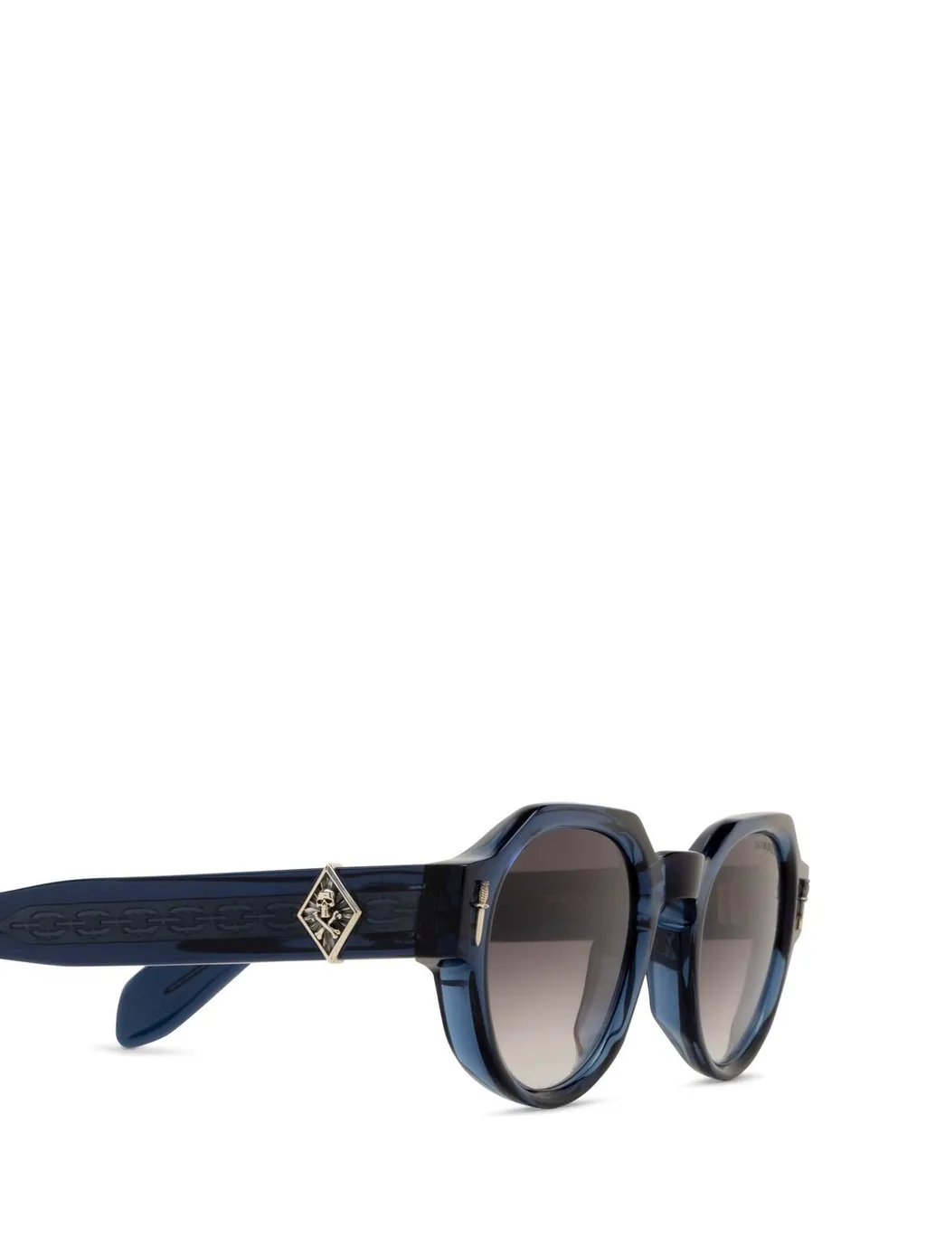Cutler And Gross Oval Frame Sunglasses