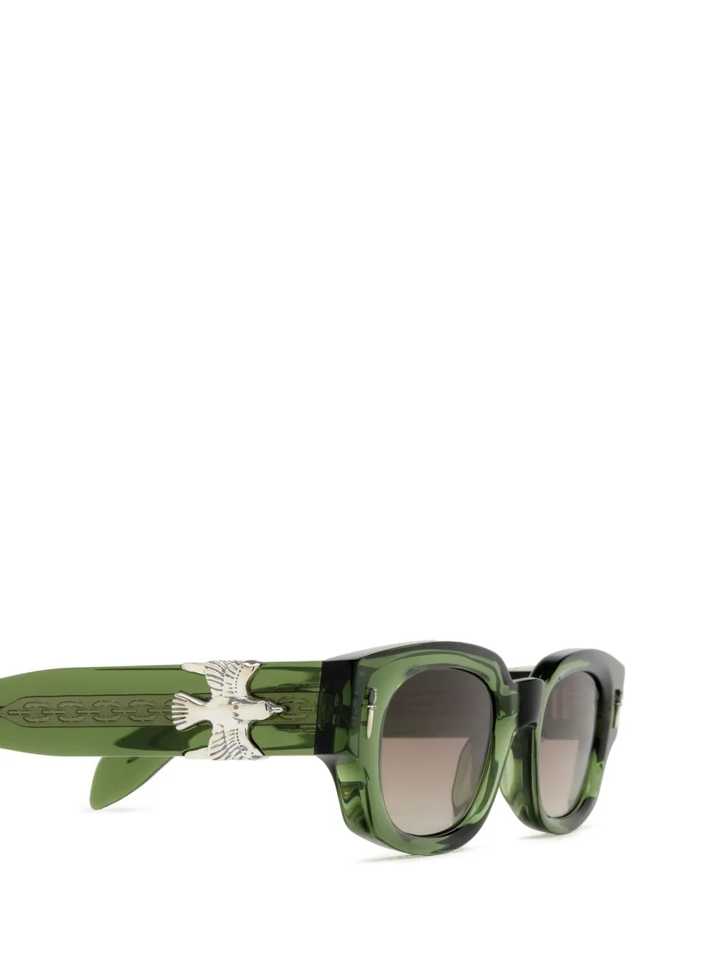 Cutler And Gross Rectangular Frame Sunglasses