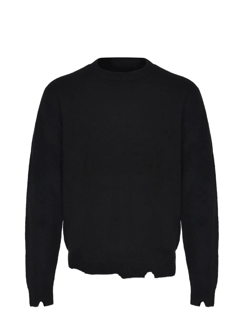 Cycle Distressed Ribbed Sweater
