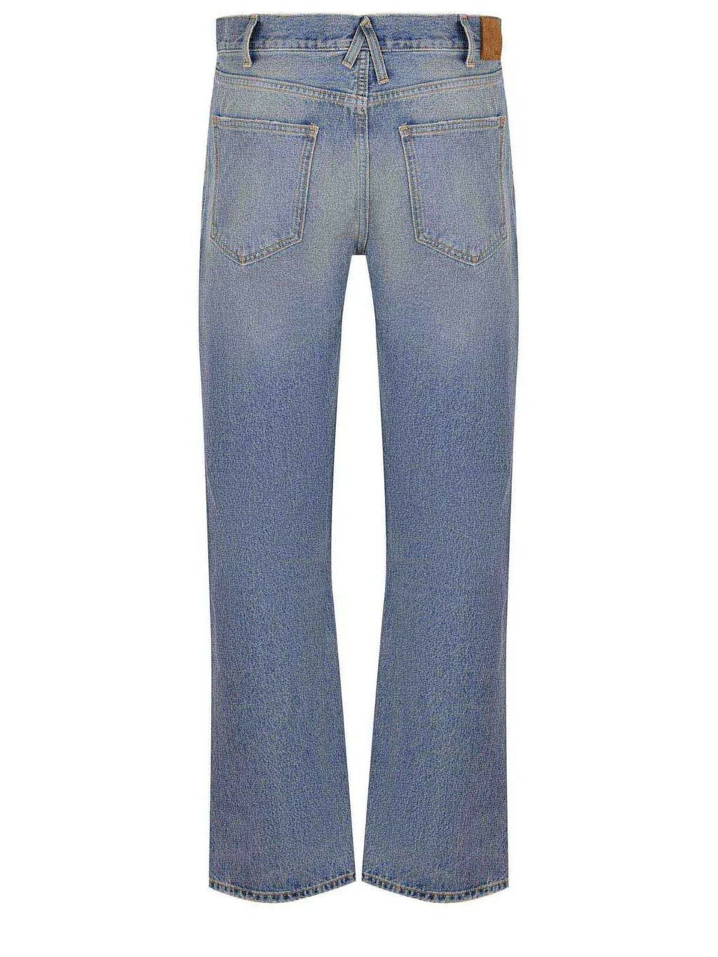 Cycle Stone-Wash Straight-Leg Jeans