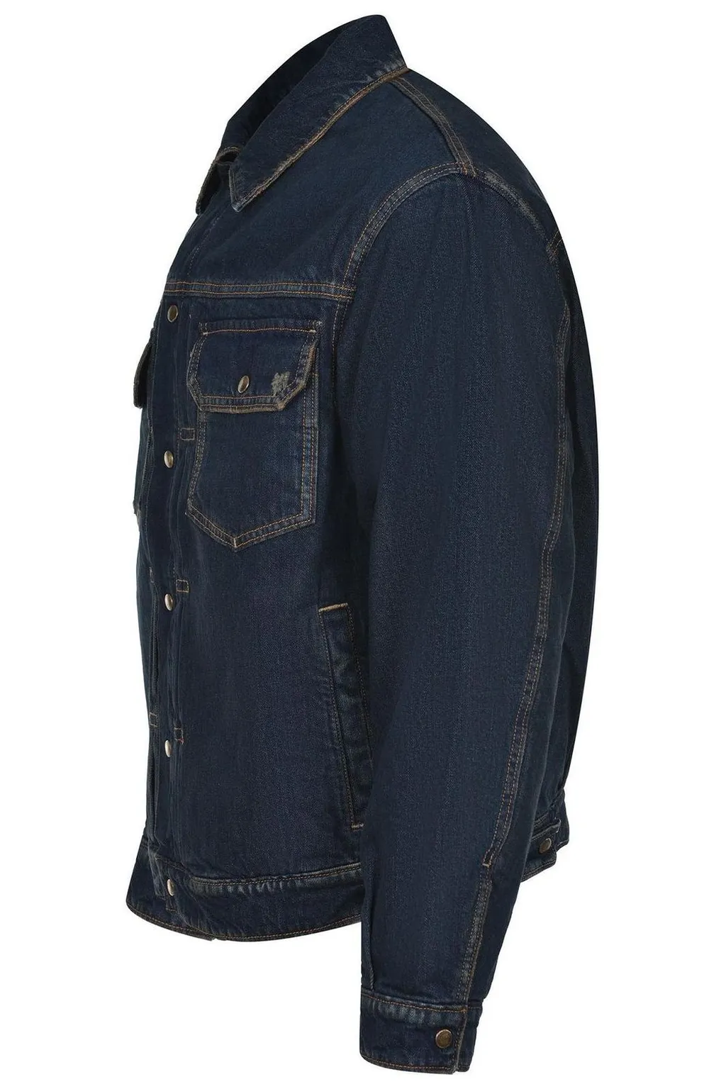 Cycle Denim Shirt Collar Jacket