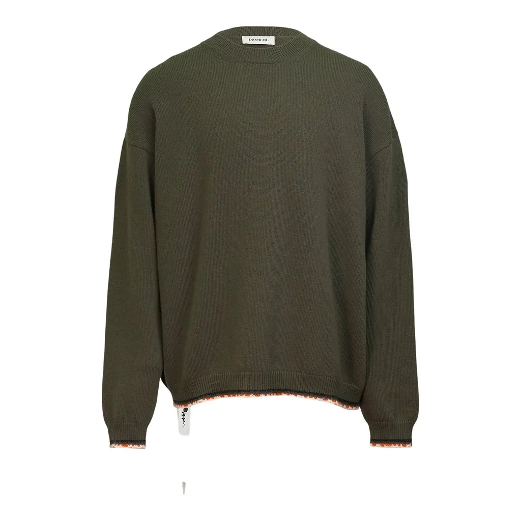 Diomene Contrast Trim Crewneck Jumper