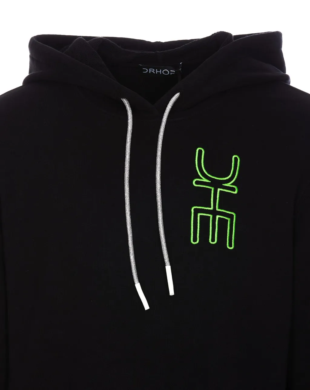 Drhope Logo-Embroidered Drawstring Hoodie